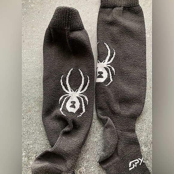 2/$10 - Spyder black activewear / ski socks - Size Small - Picture 2 of 6